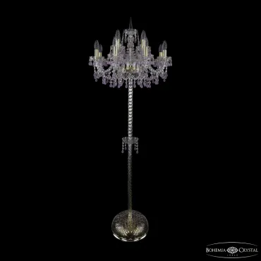 Торшер Bohemia Ivele Crystal 1410 1410T2/8+4/195-165 G V7010