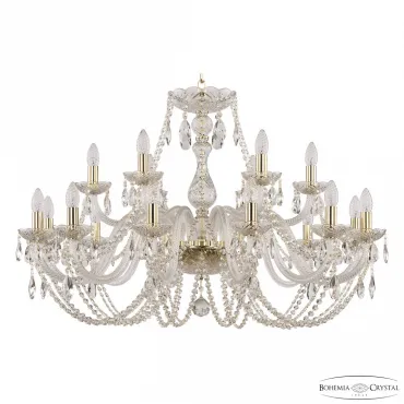 Подвесная люстра Bohemia Ivele Crystal 101 101/12+6/360 G Подвесная люстра Bohemia Ivele Crystal 101 101/12+6/360 G