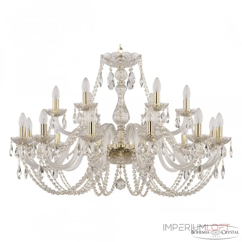 Подвесная люстра Bohemia Ivele Crystal 101 101/12+6/360 G Подвесная люстра Bohemia Ivele Crystal 101 101/12+6/360 G