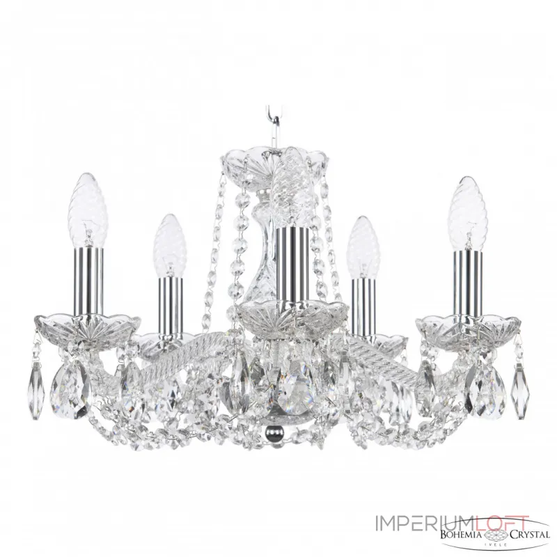 Подвесная люстра Bohemia Ivele Crystal 119 119/5/141 Ni Подвесная люстра Bohemia Ivele Crystal 119 119/5/141 Ni