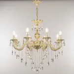 Подвесная люстра Bohemia Ivele Crystal AL7901 AL79101/8/250 B GW от ImperiumLoft