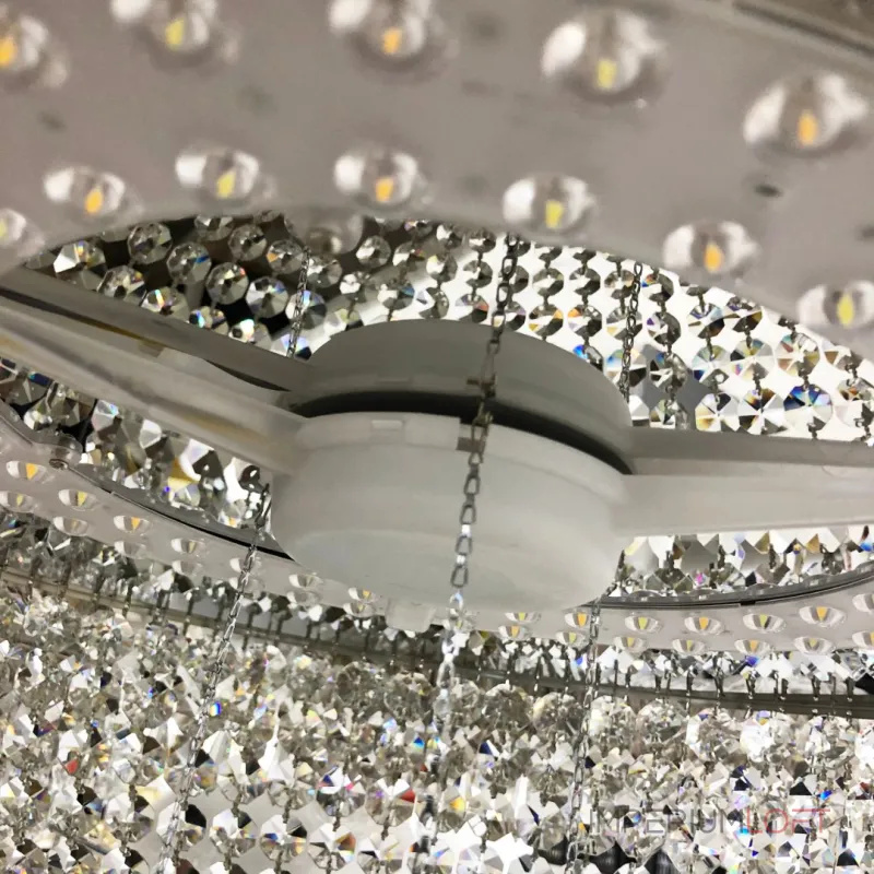 Потолочная люстра Bohemia Ivele Crystal 1932 19321/55IV/LED-DIM Ni