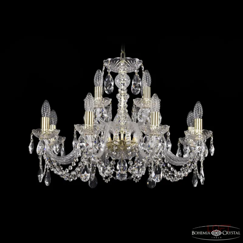 Подвесная люстра Bohemia Ivele Crystal 1402 1402/8+4/240 G Подвесная люстра Bohemia Ivele Crystal 1402 1402/8+4/240 G