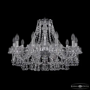 Подвесная люстра Bohemia Ivele Crystal 1409 1409/10/240 Ni Подвесная люстра Bohemia Ivele Crystal 1409 1409/10/240 Ni