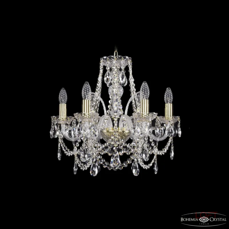 Подвесная люстра Bohemia Ivele Crystal 1411 1411/6/160 G Подвесная люстра Bohemia Ivele Crystal 1411 1411/6/160 G