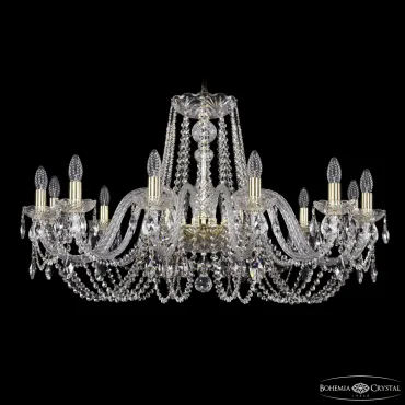 Подвесная люстра Bohemia Ivele Crystal 1402 1402/12/360 G Подвесная люстра Bohemia Ivele Crystal 1402 1402/12/360 G