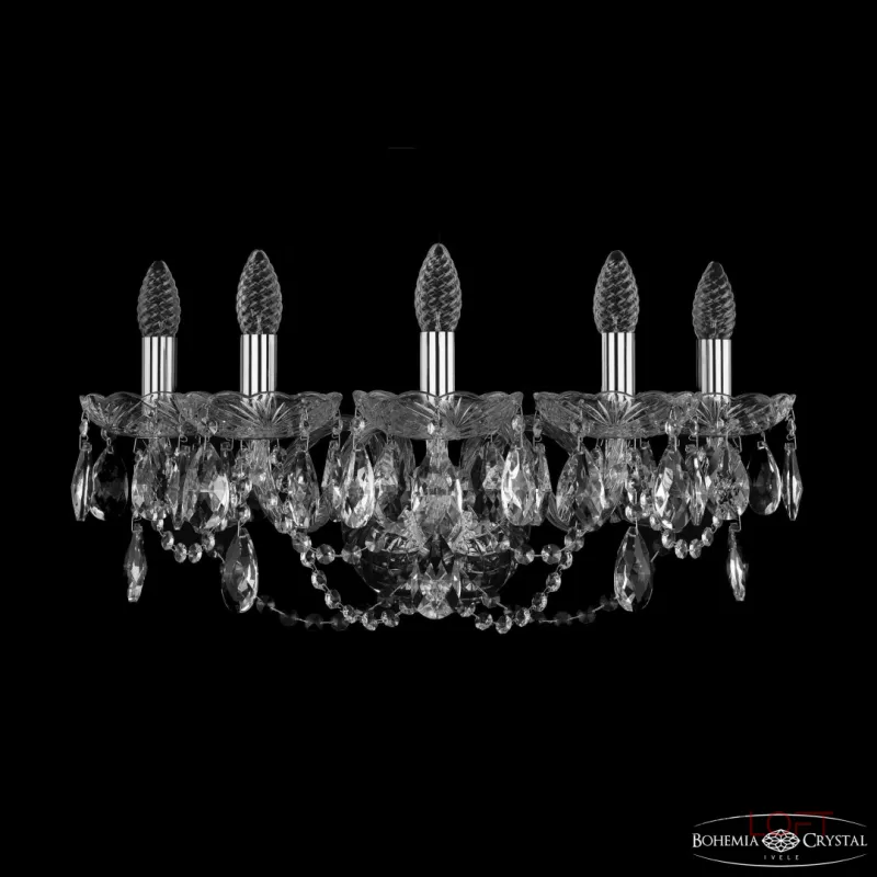 Бра Bohemia Ivele Crystal 1402 1402B/5/195/XL Ni от ImperiumLoft Бра Bohemia Ivele Crystal 1402 1402B/5/195/XL Ni от ImperiumLoft