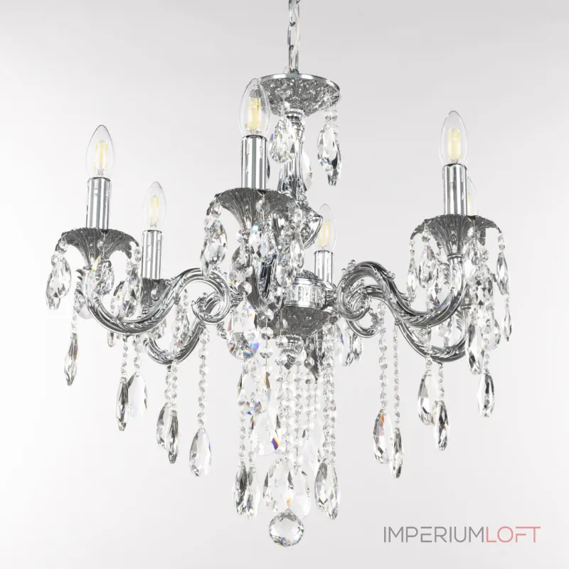 Подвесная люстра Bohemia Ivele Crystal AL7901 AL79101/6/175 B Ni от ImperiumLoft Подвесная люстра Bohemia Ivele Crystal AL7901 AL79101/6/175 B Ni от ImperiumLoft
