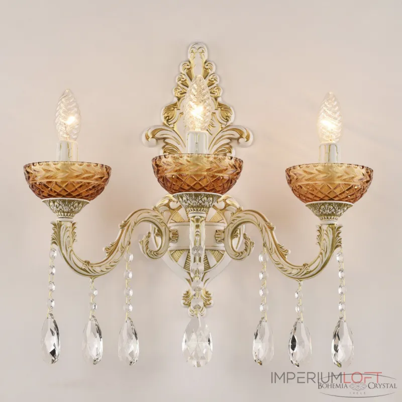 Бра Bohemia Ivele Crystal AL7901 AL7901B15/3/175 A WMG P Amber/M-1F от ImperiumLoft Бра Bohemia Ivele Crystal AL7901 AL7901B15/3/175 A WMG P Amber/M-1F от ImperiumLoft