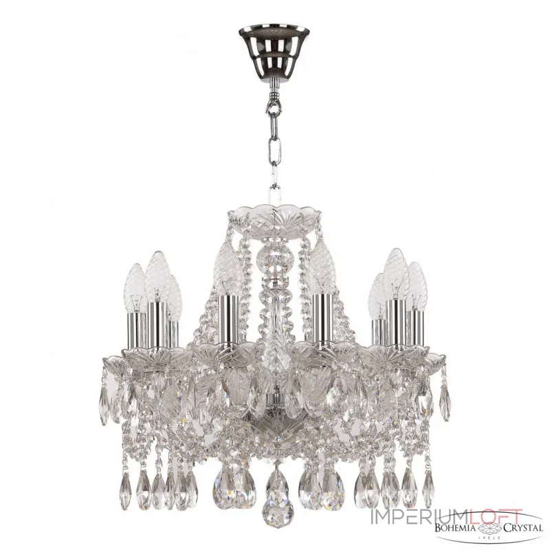 Подвесная люстра Bohemia Ivele Crystal 107 107/10/141 Ni