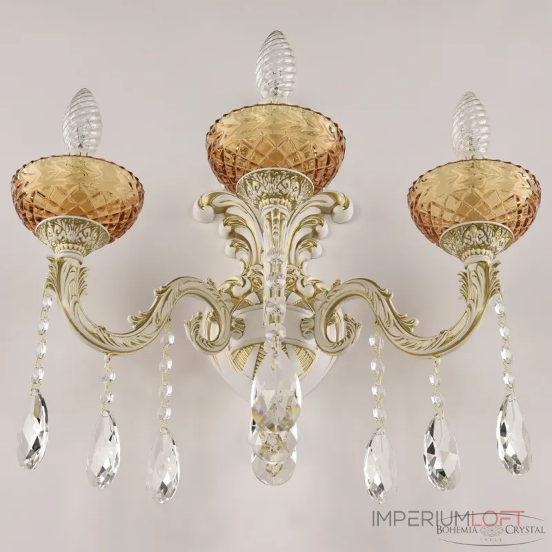 Бра Bohemia Ivele Crystal AL7901 AL7901B15/3/175 A WMG P Amber/M-1F от ImperiumLoft Бра Bohemia Ivele Crystal AL7901 AL7901B15/3/175 A WMG P Amber/M-1F от ImperiumLoft