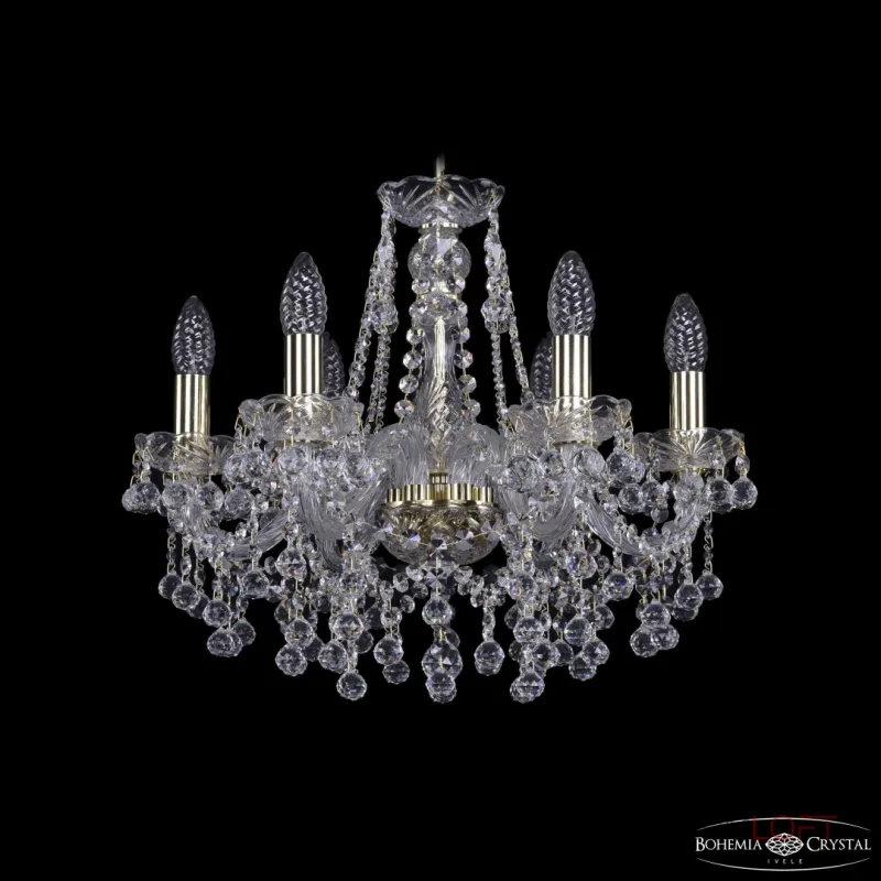 Подвесная люстра Bohemia Ivele Crystal 1409 1409/6/160 G Подвесная люстра Bohemia Ivele Crystal 1409 1409/6/160 G