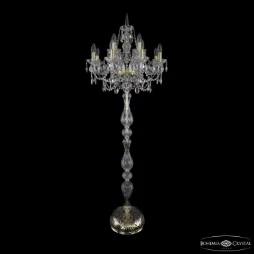 Торшер Bohemia Ivele Crystal 1411 1411T1/8+4/195-170 G