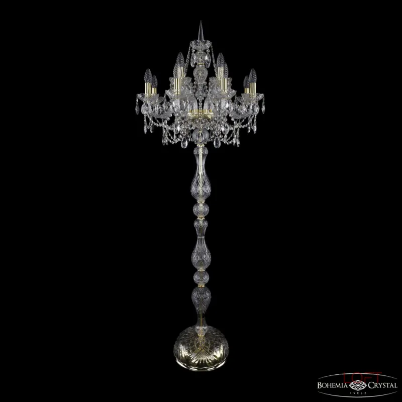 Торшер Bohemia Ivele Crystal 1411 1411T1/8+4/195-170 G от ImperiumLoft