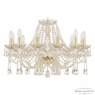 Подвесная люстра Bohemia Ivele Crystal 107 107/12/240 G Подвесная люстра Bohemia Ivele Crystal 107 107/12/240 G