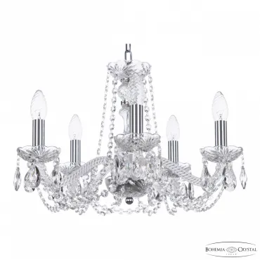 Подвесная люстра Bohemia Ivele Crystal 119 119/5/165 Ni Подвесная люстра Bohemia Ivele Crystal 119 119/5/165 Ni