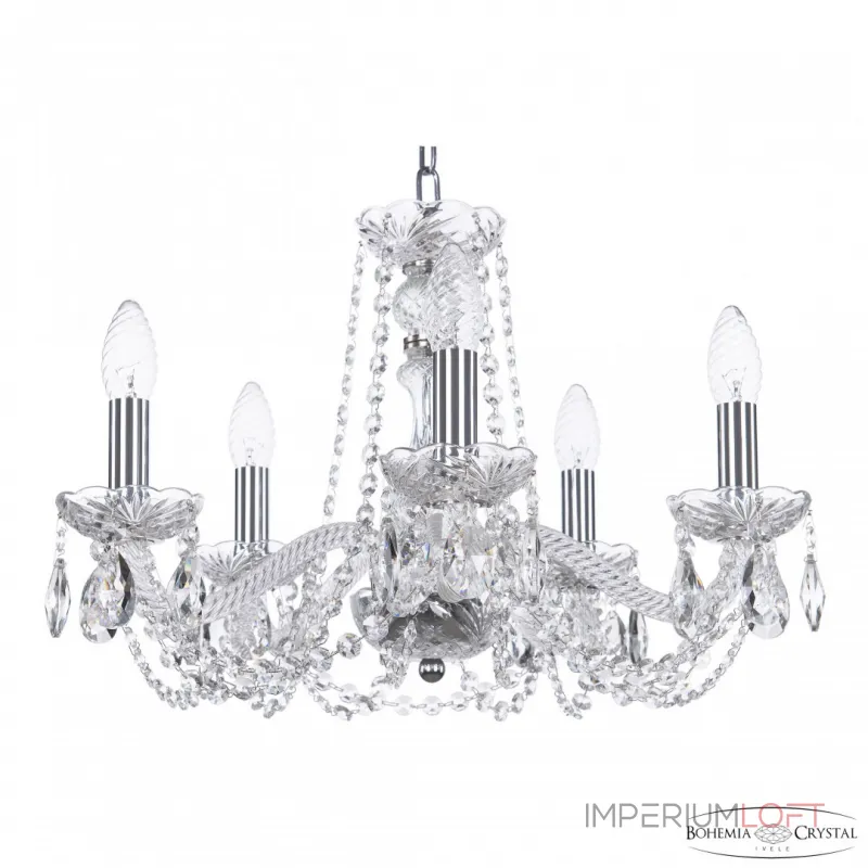 Подвесная люстра Bohemia Ivele Crystal 119 119/5/165 Ni Подвесная люстра Bohemia Ivele Crystal 119 119/5/165 Ni