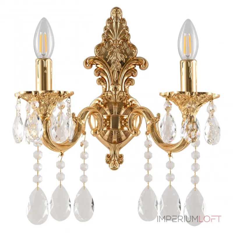 Бра Bohemia Ivele Crystal AL7801 AL7801B14/2/175 A G от ImperiumLoft