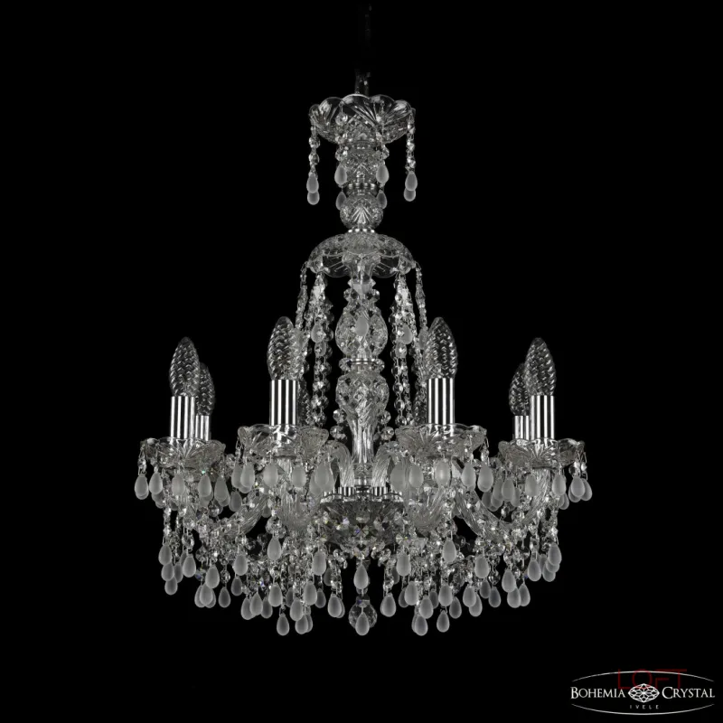 Подвесная люстра Bohemia Ivele Crystal 1410 1410/8/160/XL-60 Ni V0300 Подвесная люстра Bohemia Ivele Crystal 1410 1410/8/160/XL-60 Ni V0300