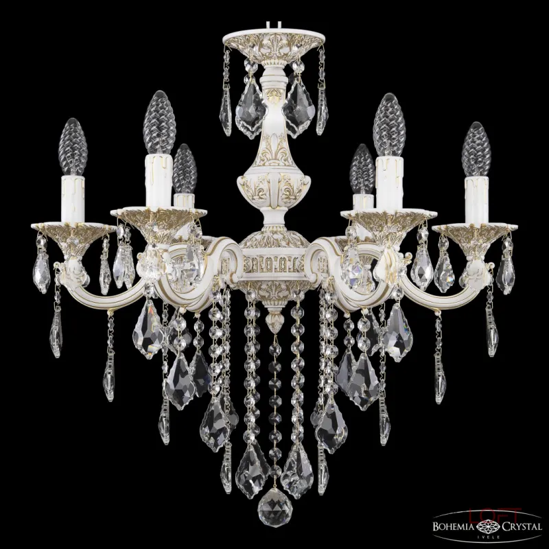Подвесная люстра Bohemia Ivele Crystal AL7801 AL78101/6/175 B WMG Leafs