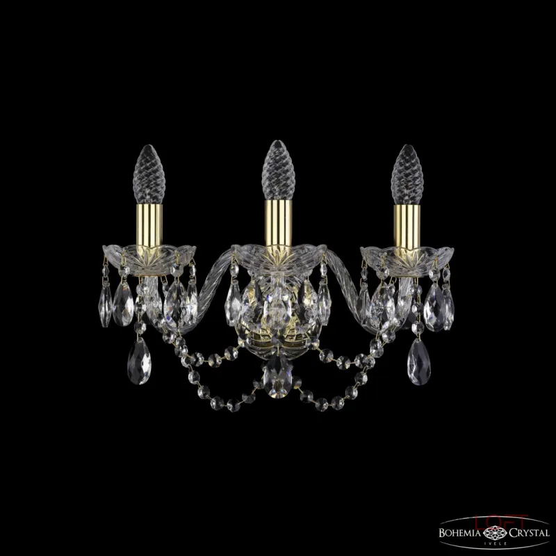 Бра Bohemia Ivele Crystal 1402 1402B/3/160 G от ImperiumLoft Бра Bohemia Ivele Crystal 1402 1402B/3/160 G от ImperiumLoft