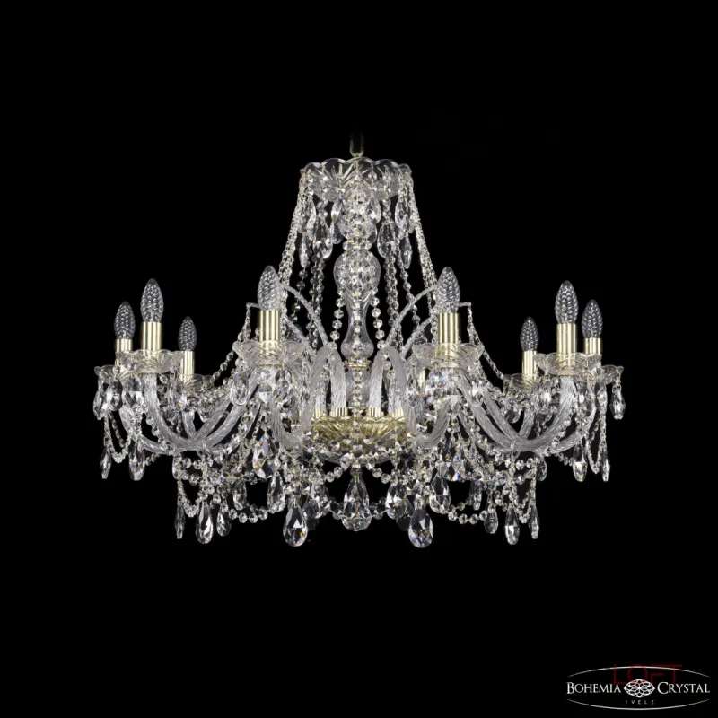 Подвесная люстра Bohemia Ivele Crystal 1411 1411/10/300 G Подвесная люстра Bohemia Ivele Crystal 1411 1411/10/300 G