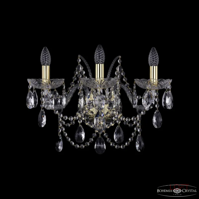Бра Bohemia Ivele Crystal 1411 1411B/3/195/XL G от ImperiumLoft