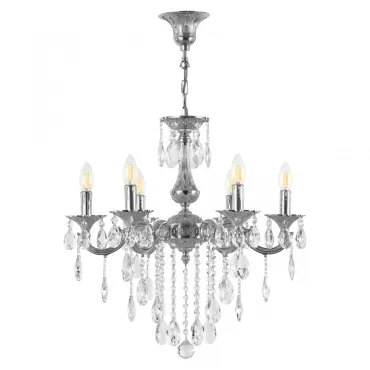 Подвесная люстра Bohemia Ivele Crystal AL77 AL77101/6/175 B Ni