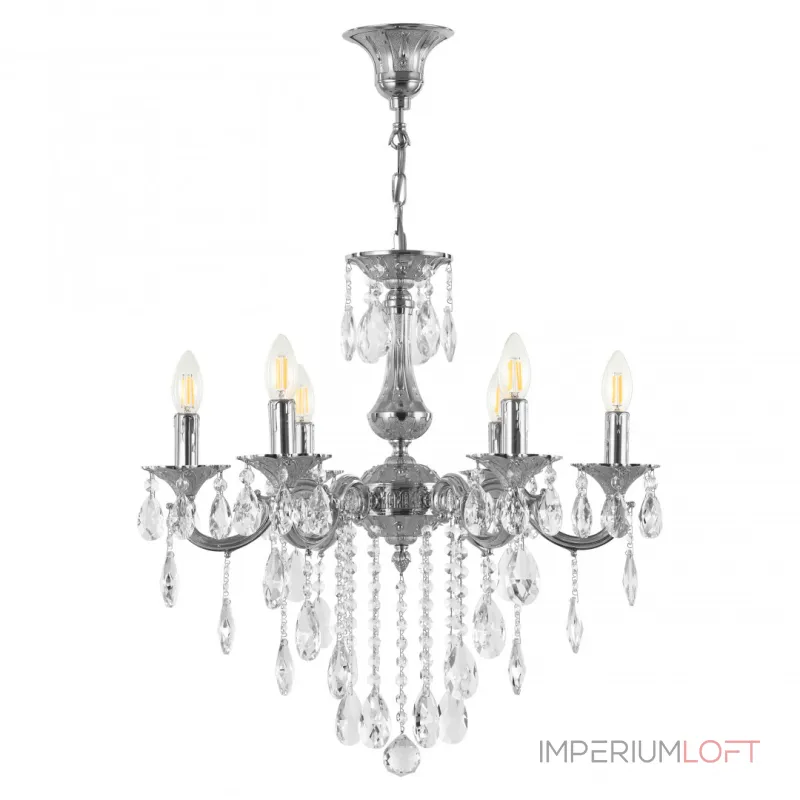 Подвесная люстра Bohemia Ivele Crystal AL77 AL77101/6/175 B Ni от ImperiumLoft Подвесная люстра Bohemia Ivele Crystal AL77 AL77101/6/175 B Ni от ImperiumLoft