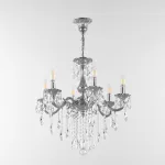 Подвесная люстра Bohemia Ivele Crystal AL77 AL77101/6/175 B Ni от ImperiumLoft