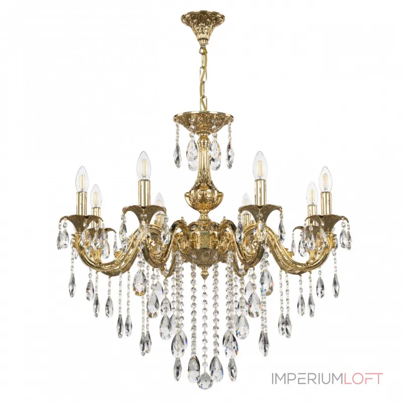 Подвесная люстра Bohemia Ivele Crystal AL7901 AL79101/8/250 B G Подвесная люстра Bohemia Ivele Crystal AL7901 AL79101/8/250 B G
