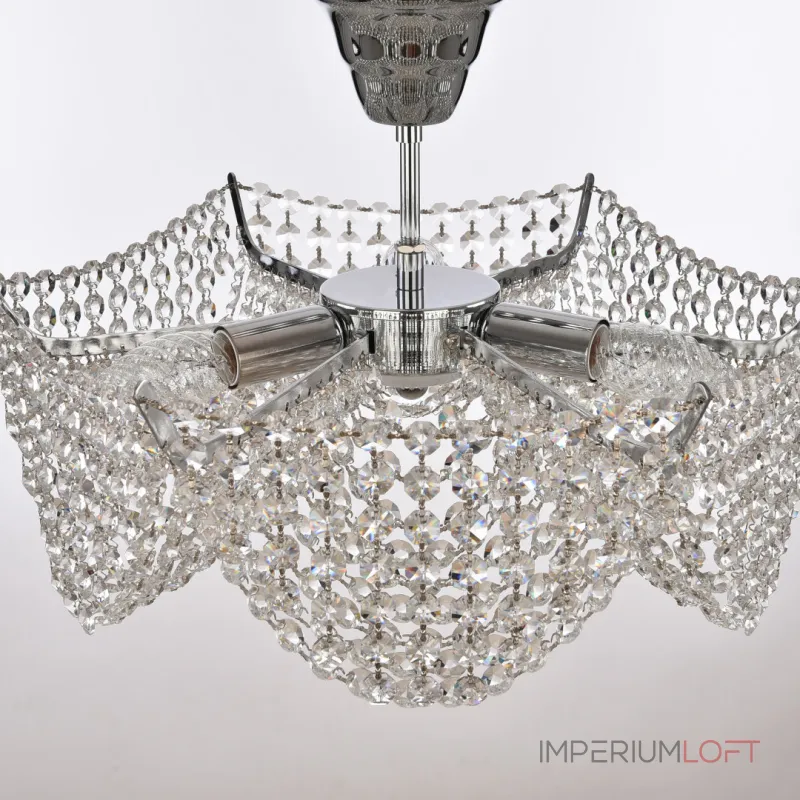 Потолочная люстра Bohemia Ivele Crystal 778 778/42 Ni от ImperiumLoft