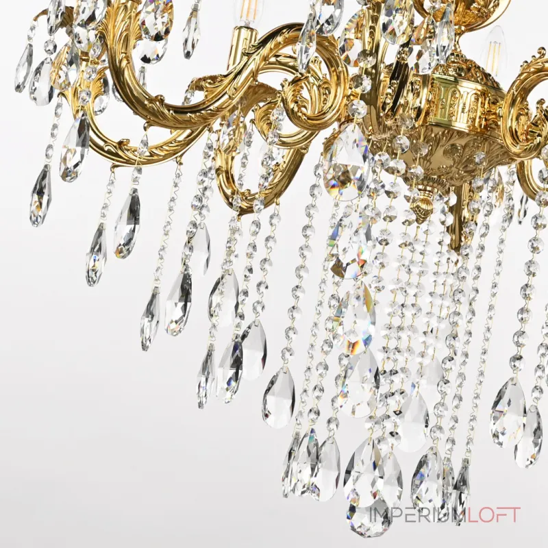 Подвесная люстра Bohemia Ivele Crystal AL7901 AL79101/8/250 B G Подвесная люстра Bohemia Ivele Crystal AL7901 AL79101/8/250 B G