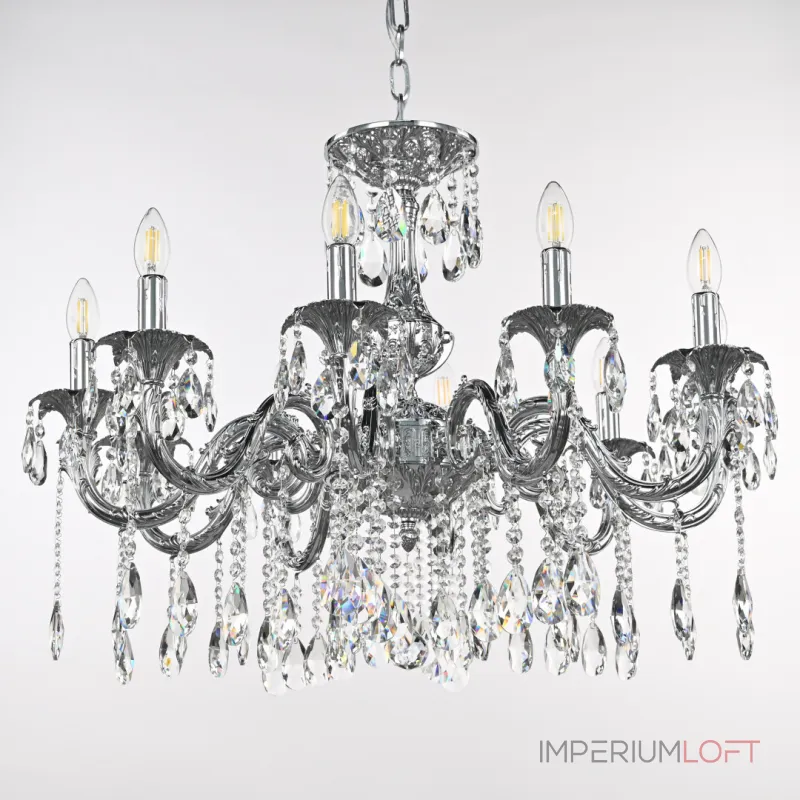 Подвесная люстра Bohemia Ivele Crystal AL7901 AL79101/10/250 A Ni Подвесная люстра Bohemia Ivele Crystal AL7901 AL79101/10/250 A Ni