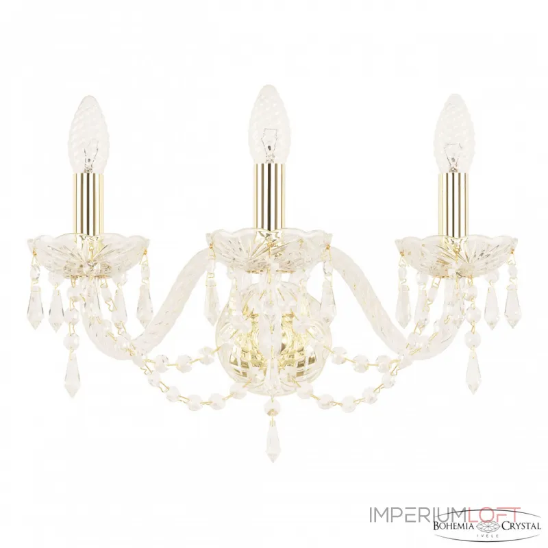 Бра Bohemia Ivele Crystal 104 104B/3/165 G от ImperiumLoft