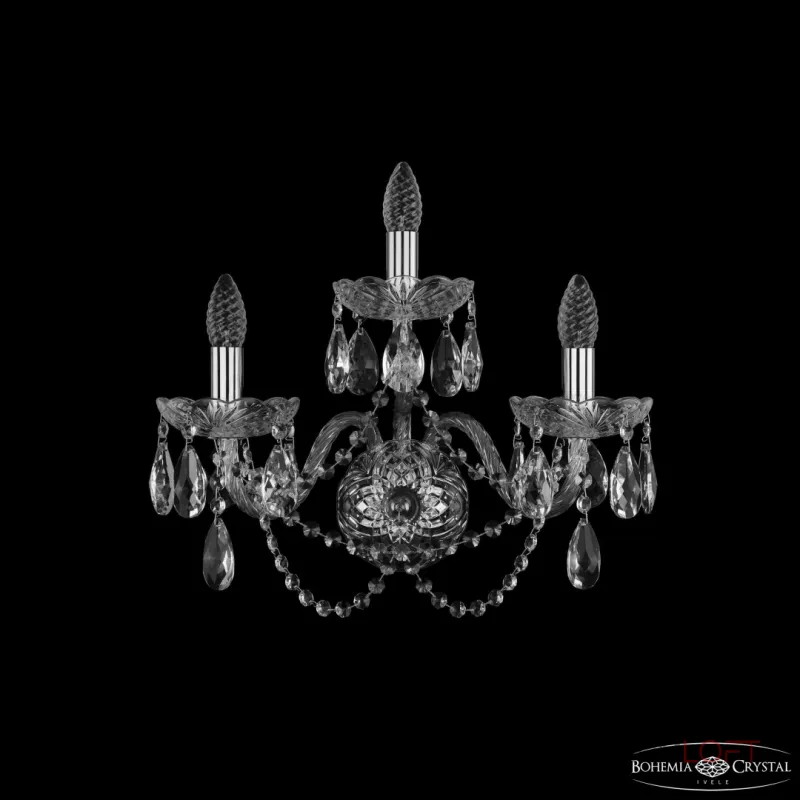 Бра Bohemia Ivele Crystal 1402 1402B/2+1/195/XL Ni от ImperiumLoft