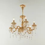 Подвесная люстра Bohemia Ivele Crystal AL77 AL77101/6/175 A G от ImperiumLoft