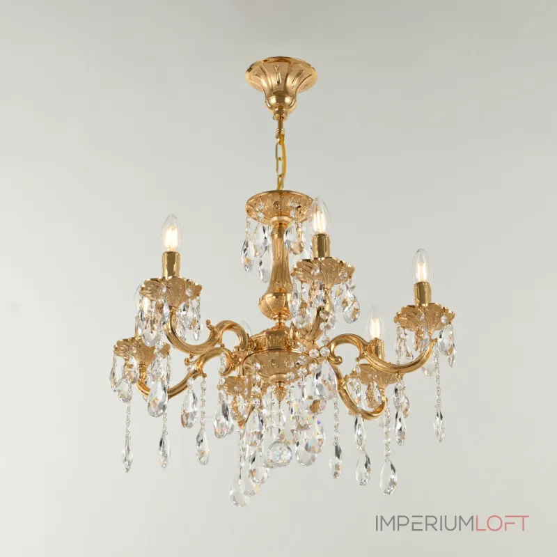 Подвесная люстра Bohemia Ivele Crystal AL77 AL77101/6/175 A G от ImperiumLoft