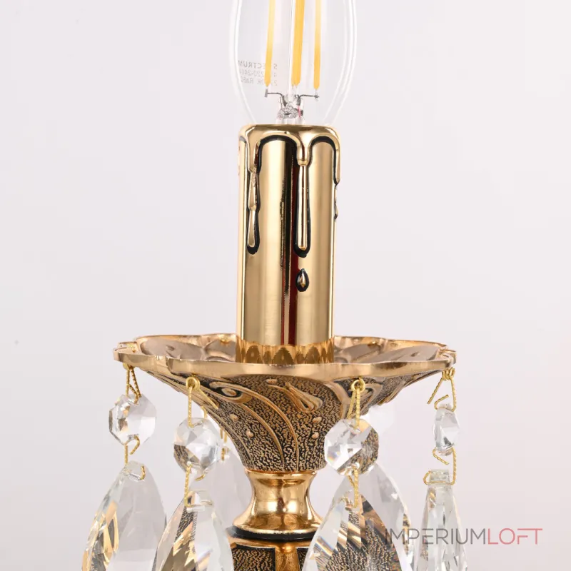 Настольная лампа Bohemia Ivele Crystal AL77 AL77500L/1-23 GB от ImperiumLoft