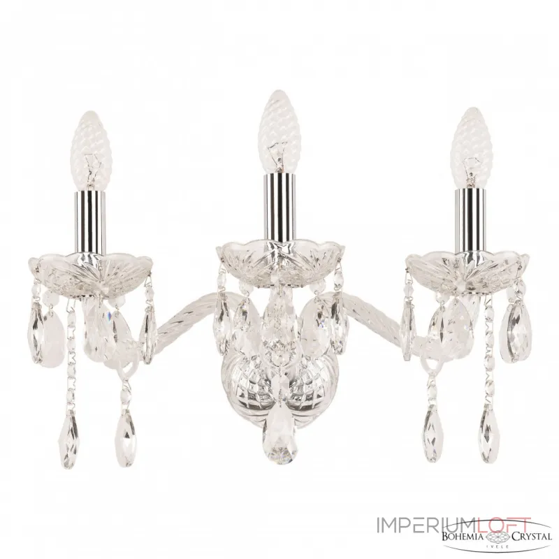 Бра Bohemia Ivele Crystal 107 107B/3/165 Ni от ImperiumLoft Бра Bohemia Ivele Crystal 107 107B/3/165 Ni от ImperiumLoft