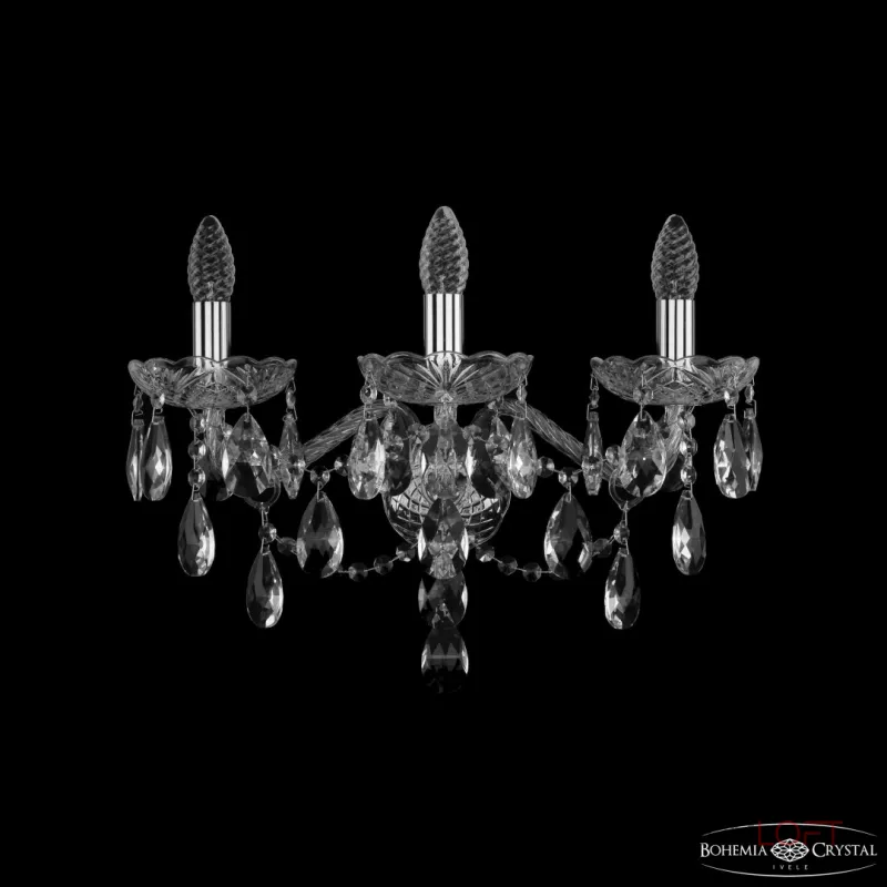 Бра Bohemia Ivele Crystal 1415 1415B/3/200/XL Ni от ImperiumLoft Бра Bohemia Ivele Crystal 1415 1415B/3/200/XL Ni от ImperiumLoft