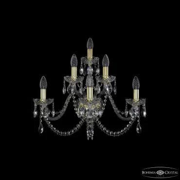 Бра Bohemia Ivele Crystal 1402 1402B/3+2+1/240 G