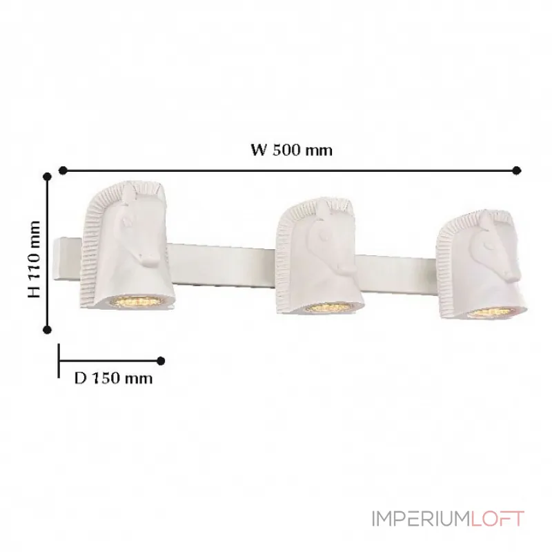 Бра Favourite Cavallina 2040-3W от ImperiumLoft
