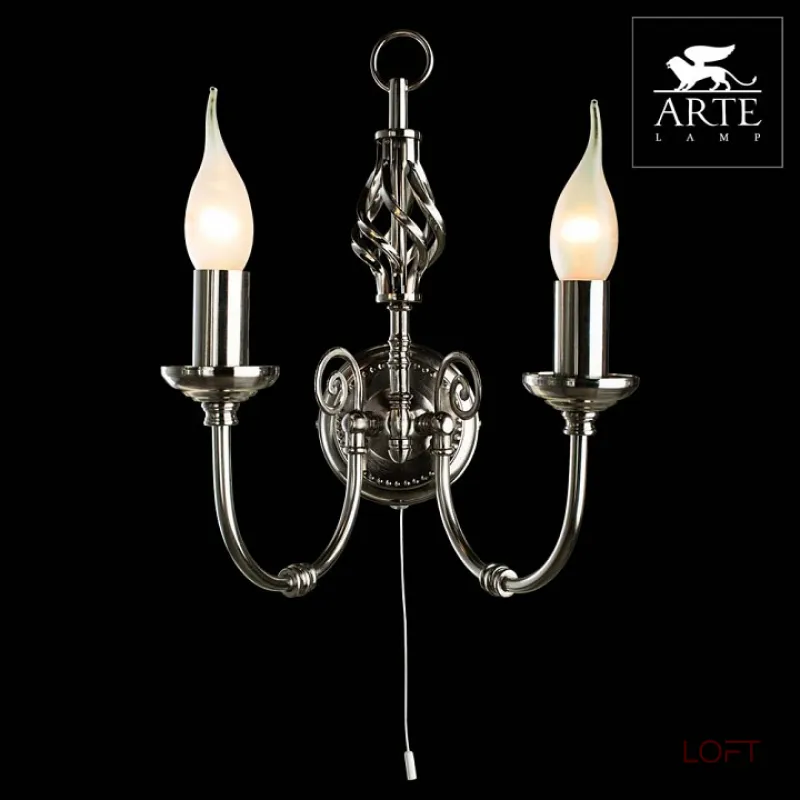 Бра Arte Lamp Zanzibar A8392AP-2SS от ImperiumLoft Бра Arte Lamp Zanzibar A8392AP-2SS от ImperiumLoft