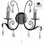 Бра Arte Lamp Romana A1742AP-2BK от ImperiumLoft