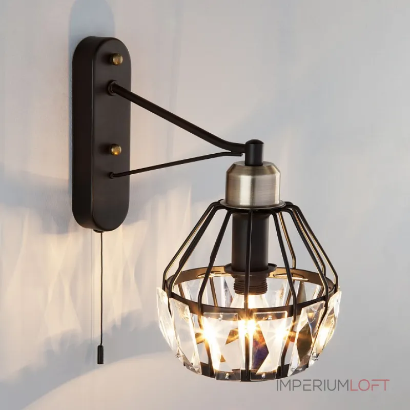 Бра Eurosvet Lord 70075/1 черный от ImperiumLoft Бра Eurosvet Lord 70075/1 черный от ImperiumLoft