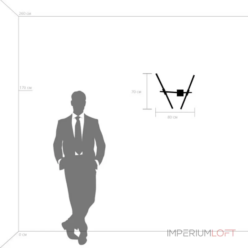 Бра Lightstar Struttura 742627 от ImperiumLoft