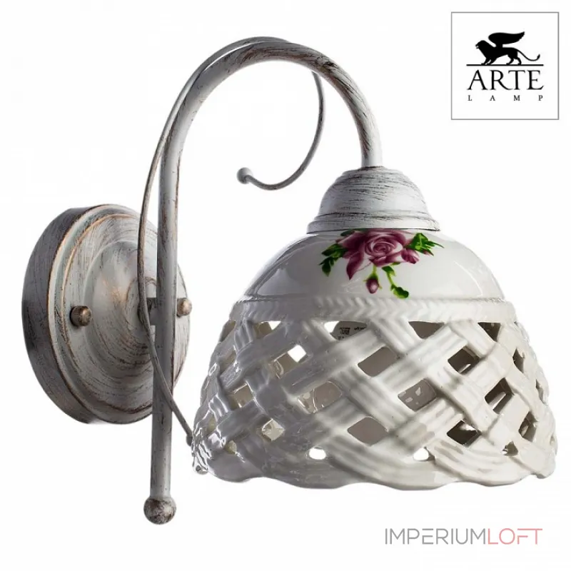 Бра Arte Lamp Wicker A6616AP-1WG от ImperiumLoft Бра Arte Lamp Wicker A6616AP-1WG от ImperiumLoft