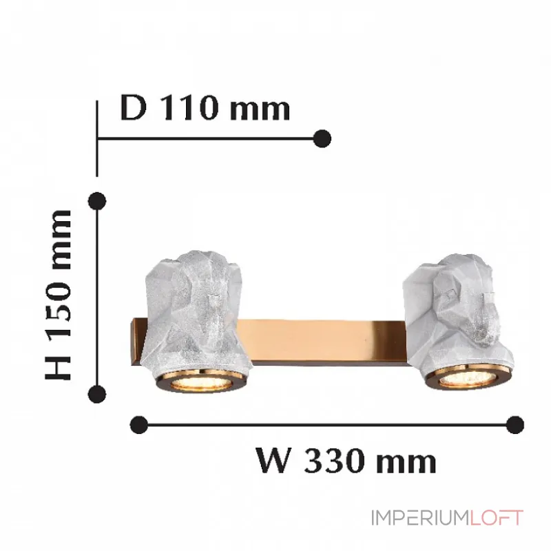 Бра Favourite Elephant 2322-2W от ImperiumLoft