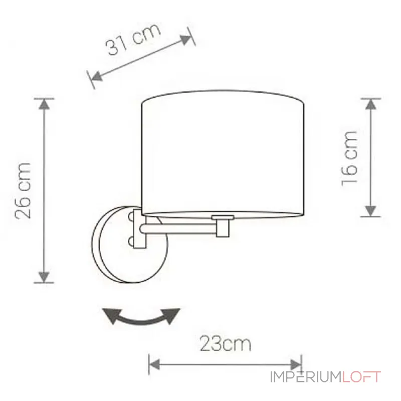 Бра Nowodvorski Hotel 9303 от ImperiumLoft